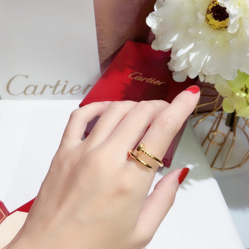 Angled view of Cartier unisex jewelry piece