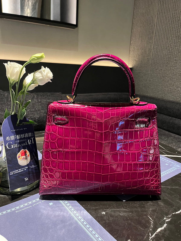 Elegant bag shown from front angle