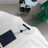 Side profile of Louis Vuitton cotton t-shirt with tailored silhouette