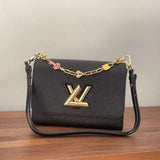 Side profile of premium statement women's handbag – women's premium purse