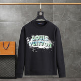 Back view of Louis Vuitton luxury clothing with tailored silhouette