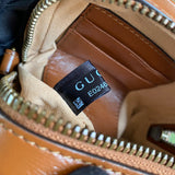 Side profile of chic polished women's handbag – women's luxury handbag