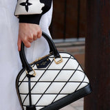  Sleek structured bag front view 19