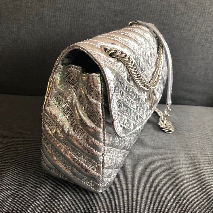 Effortless Vegan Leather Handbag - Refined Silhouette | Women's Fashion Handbag #802 - back view (image 4) of designer-inspired handbag