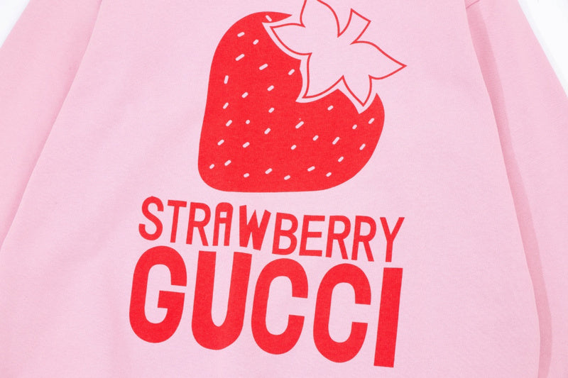 Flat lay presentation of Gucci luxury clothing with streetwear-inspired cut