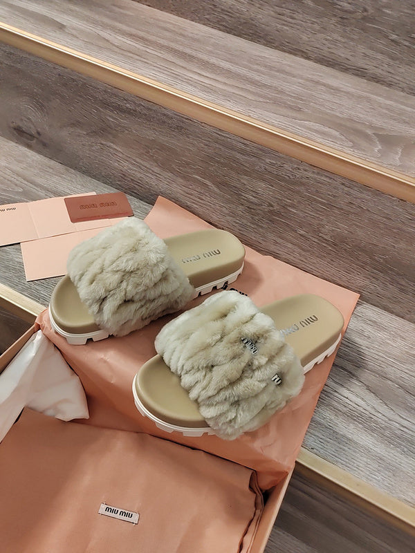 Close-up of Miu Miu shoes craftsmanship