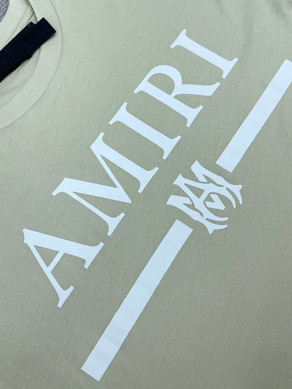 Close-up of Amiri t-shirt craftsmanship