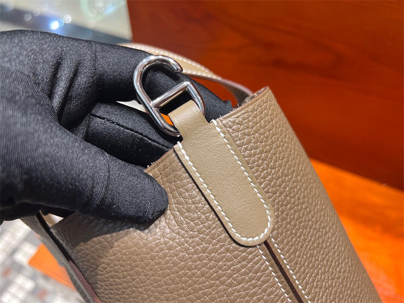 Sophisticated bag shown from front angle