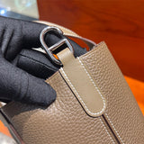Sophisticated bag shown from front angle