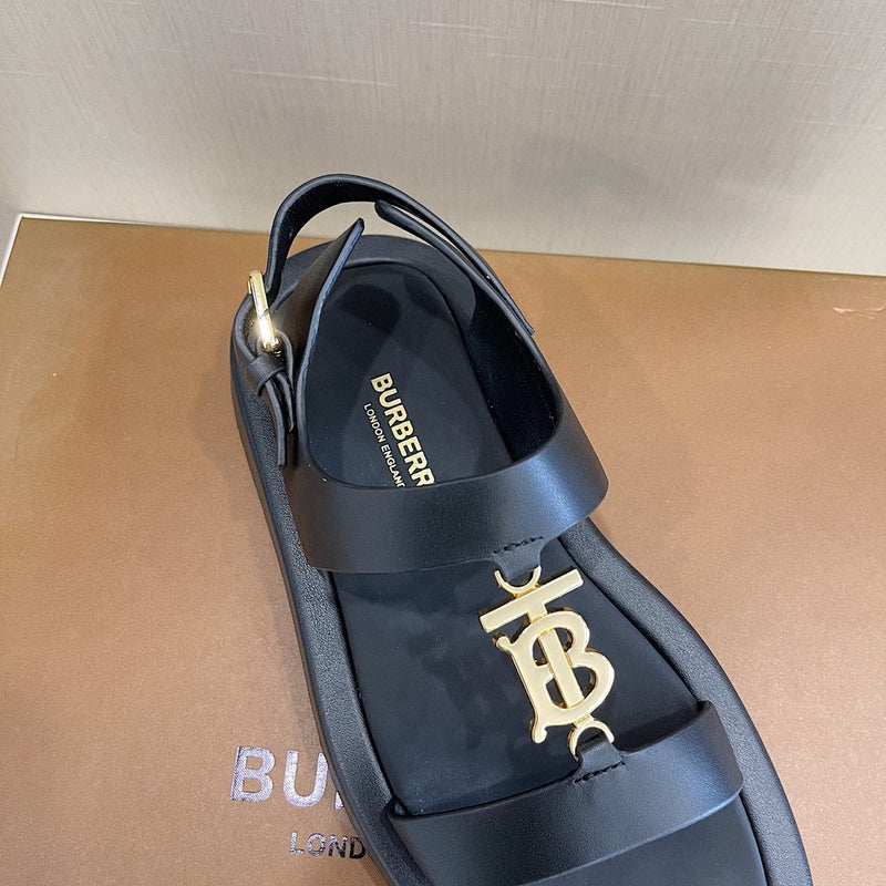 Burberry shoes Style 094 - close-up of classic monogram styling