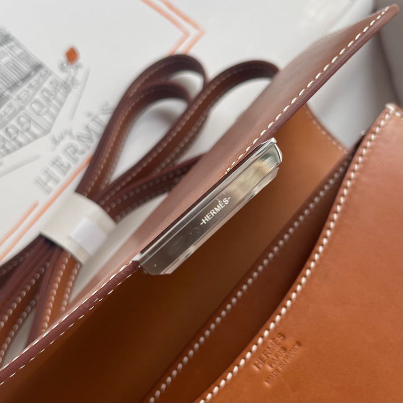 Side view of statement structured handbag