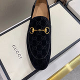 Gucci two-tone luxury sneakers view 4 breathable knit upper