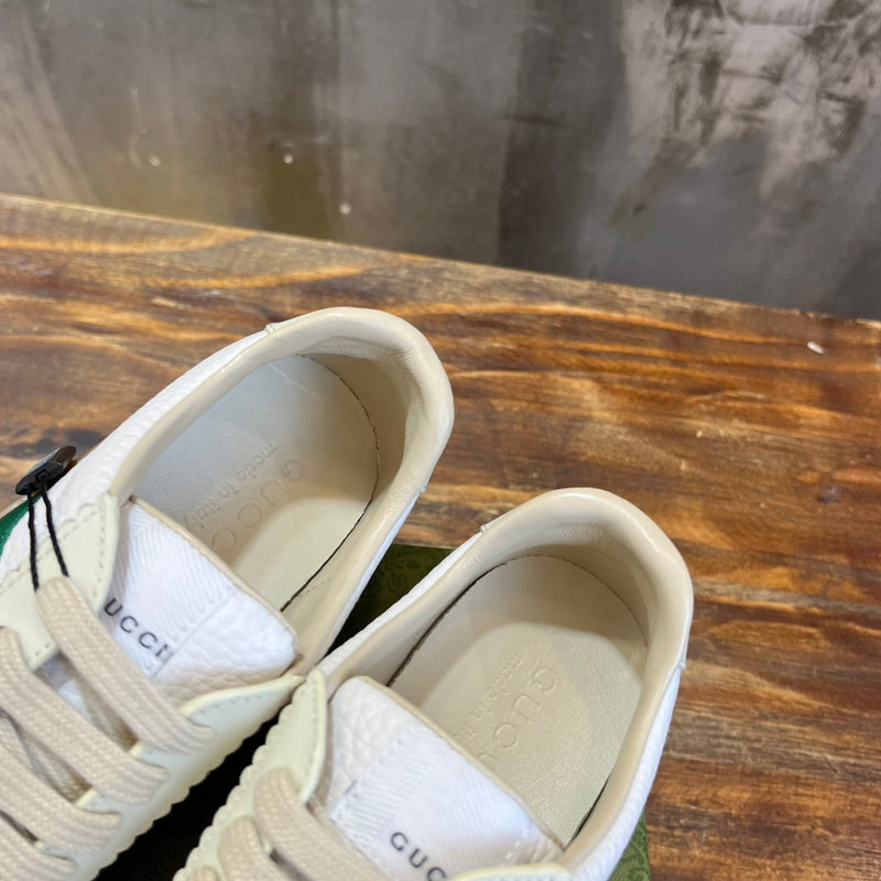 Gucci bold contrast luxury sneakers view 9 signature lace-up style