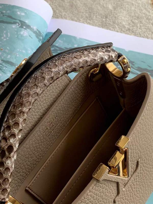 Front view of modern refined women's handbag – women's designer-style accessory