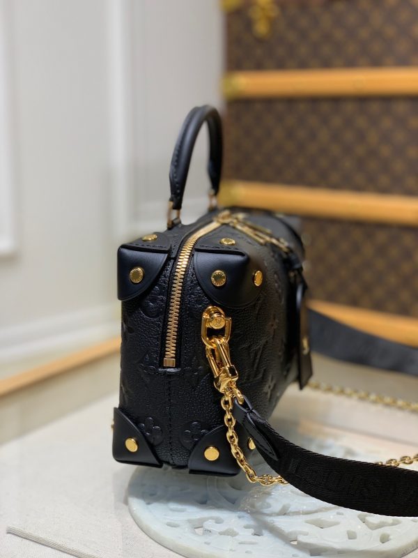 Interior view of elevated classic women's handbag – women's statement bag