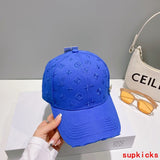 Close-up detail view of Louis Vuitton unisex cap