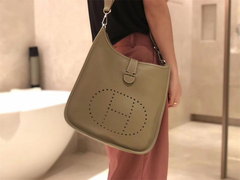 Elegant bag shown from front angle