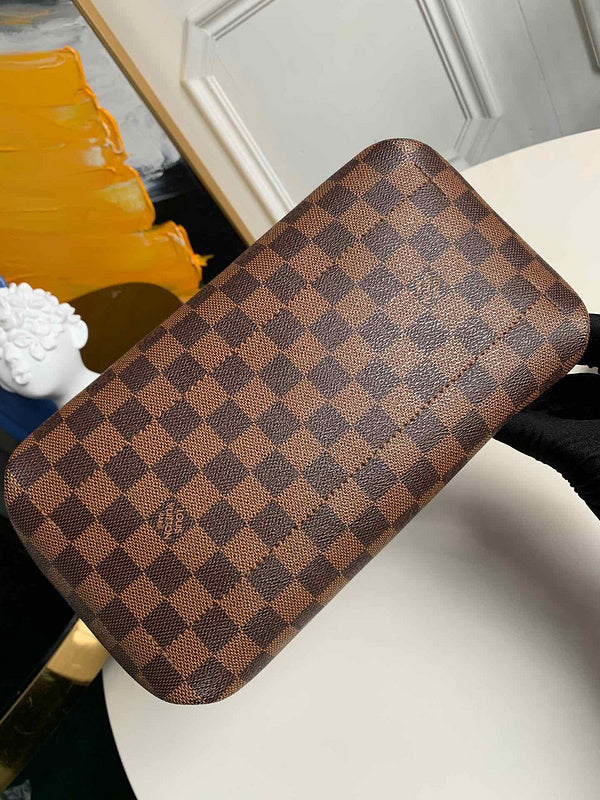Back view of classic signature women's handbag – women's luxury handbag