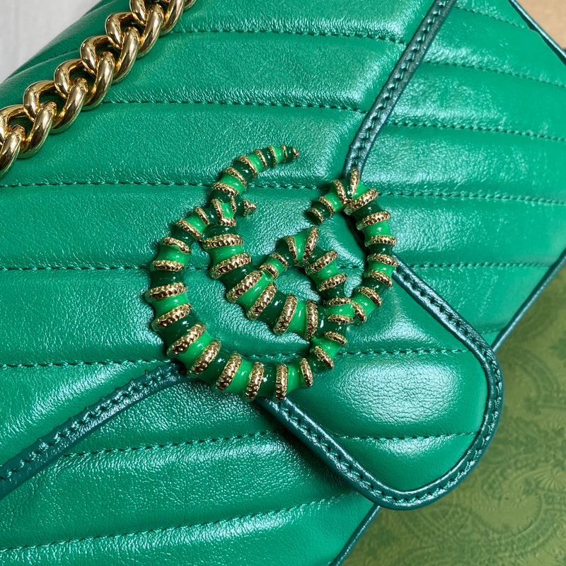 Back view of signature classic women's handbag – women's statement bag