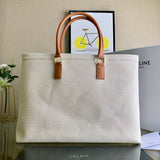 Top view of chic modern women's handbag – women's designer-style accessory