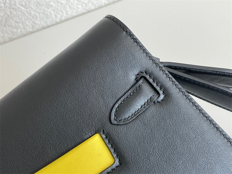 Close-up detail of clean-lined bag design