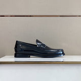 Burberry Black Block Heel Pumps - Toe Detail View