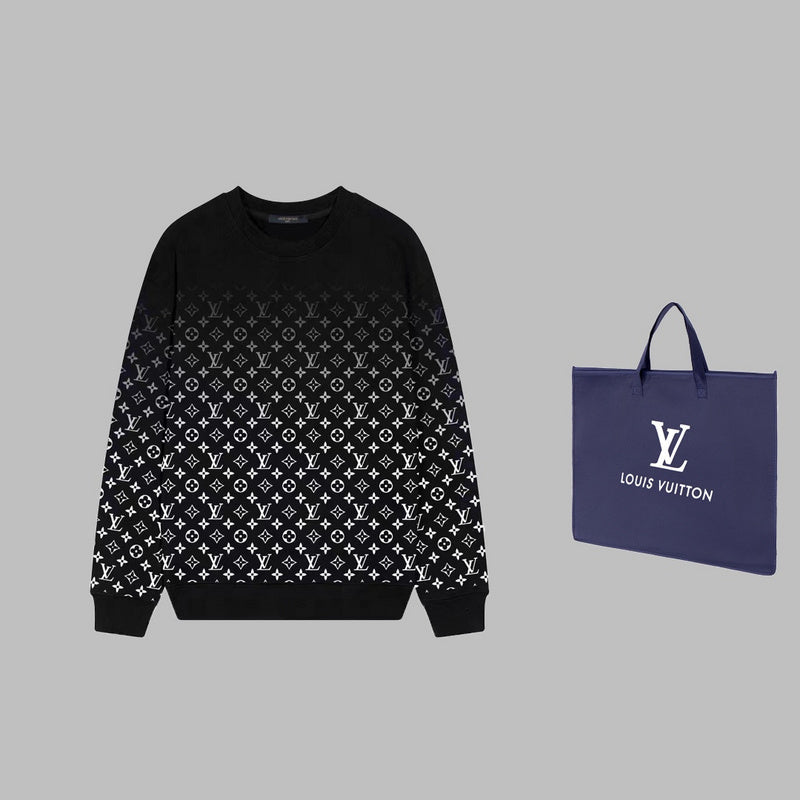Front view of Louis Vuitton luxury clothing with everyday silhouette