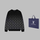Front view of Louis Vuitton luxury clothing with everyday silhouette