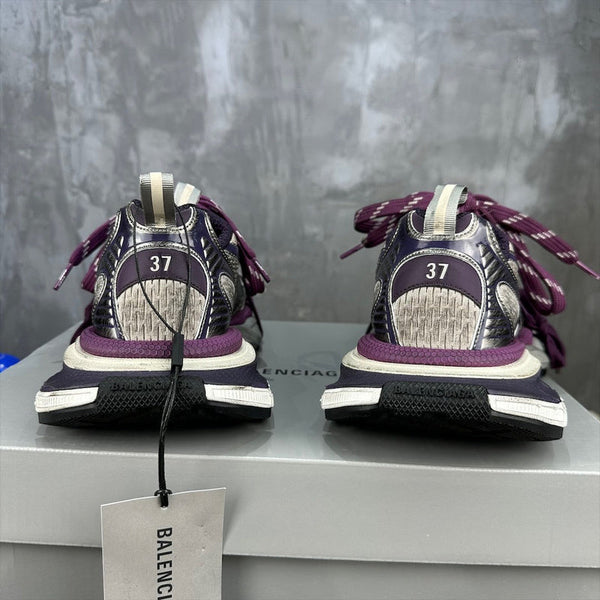 Balenciaga Camel High-Top Sneakers - Sole Detail View
