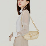 Side profile of refined chic women's handbag – women's designer-style accessory