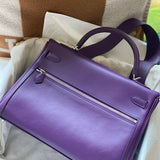  understated shoulder bag detail view showing craftsmanship