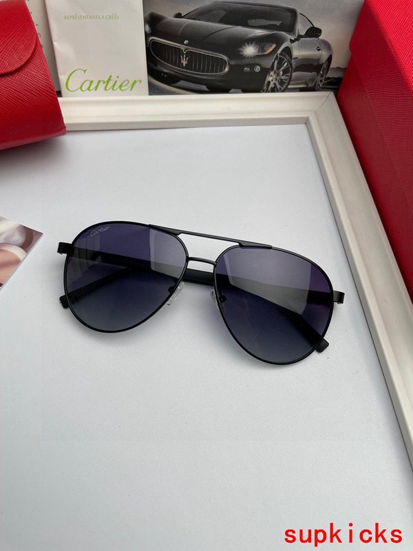 Lifestyle view of Cartier unisex sunglasses