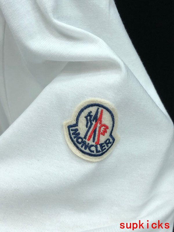 Back view of Moncler luxury clothing with relaxed-fit cut
