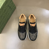 Gucci stone beige luxury sneakers view 10 padded collar comfort
