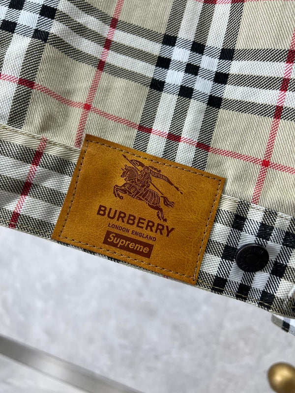 Burberry clothing back view — premium authentic designer style