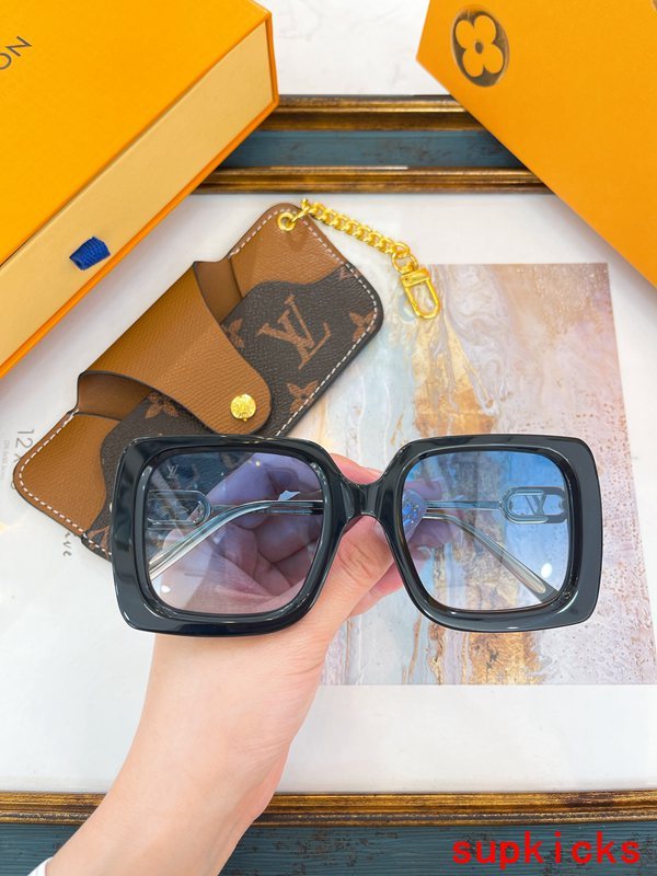 Front view of Louis Vuitton unisex sunglasses