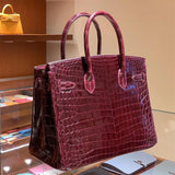  Chic structured bag carried on shoulder