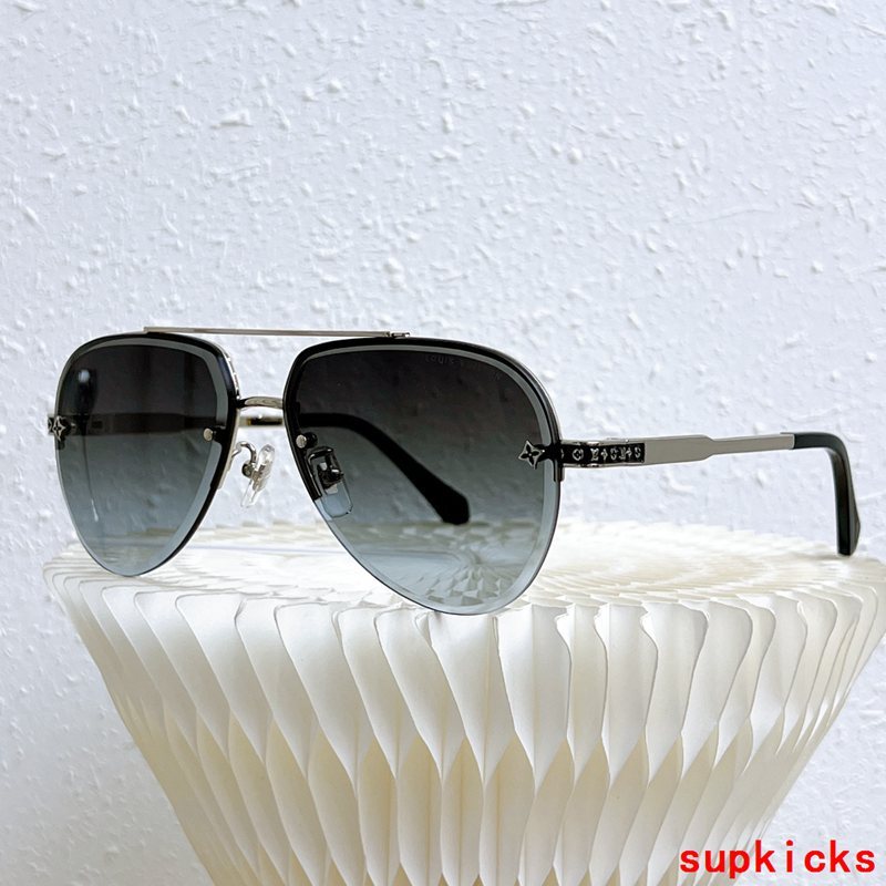 Front view of Louis Vuitton unisex sunglasses