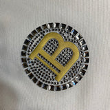 Texture and finish detail of Balmain luxury piece style No.042