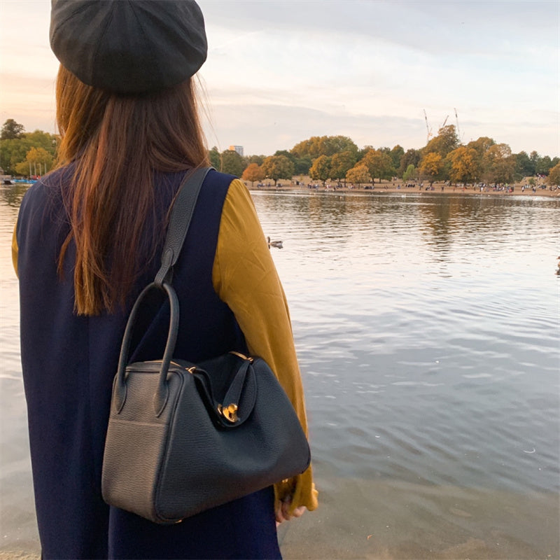  statement satchel styled with outfit 12