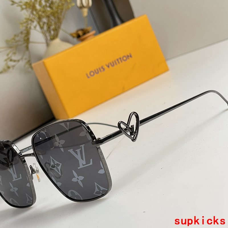 Side view of Louis Vuitton unisex sunglasses