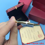 Angled view of Cartier unisex jewelry piece