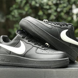 Nike fresh white-and-black luxury sneakers view 11 signature lace-up style
