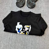 Full styled look of Louis Vuitton luxury clothing with signature branding