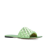 Bottega Veneta premium sandals detail and craftsmanship close-up