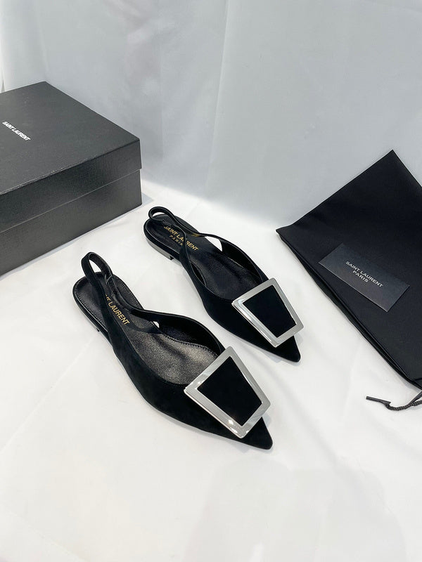 Saint Laurent luxury shoes detail view — premium authentic designer style