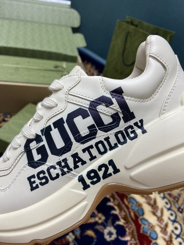 Gucci muted earth tones luxury sneakers view 5 everyday casual design