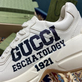 Gucci muted earth tones luxury sneakers view 5 everyday casual design