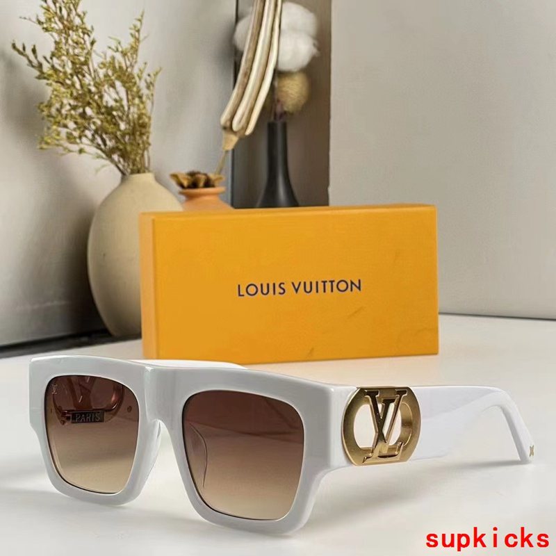 Angled view of Louis Vuitton unisex sunglasses