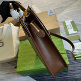 Back view of sleek everyday-luxe women's handbag – women's everyday handbag
